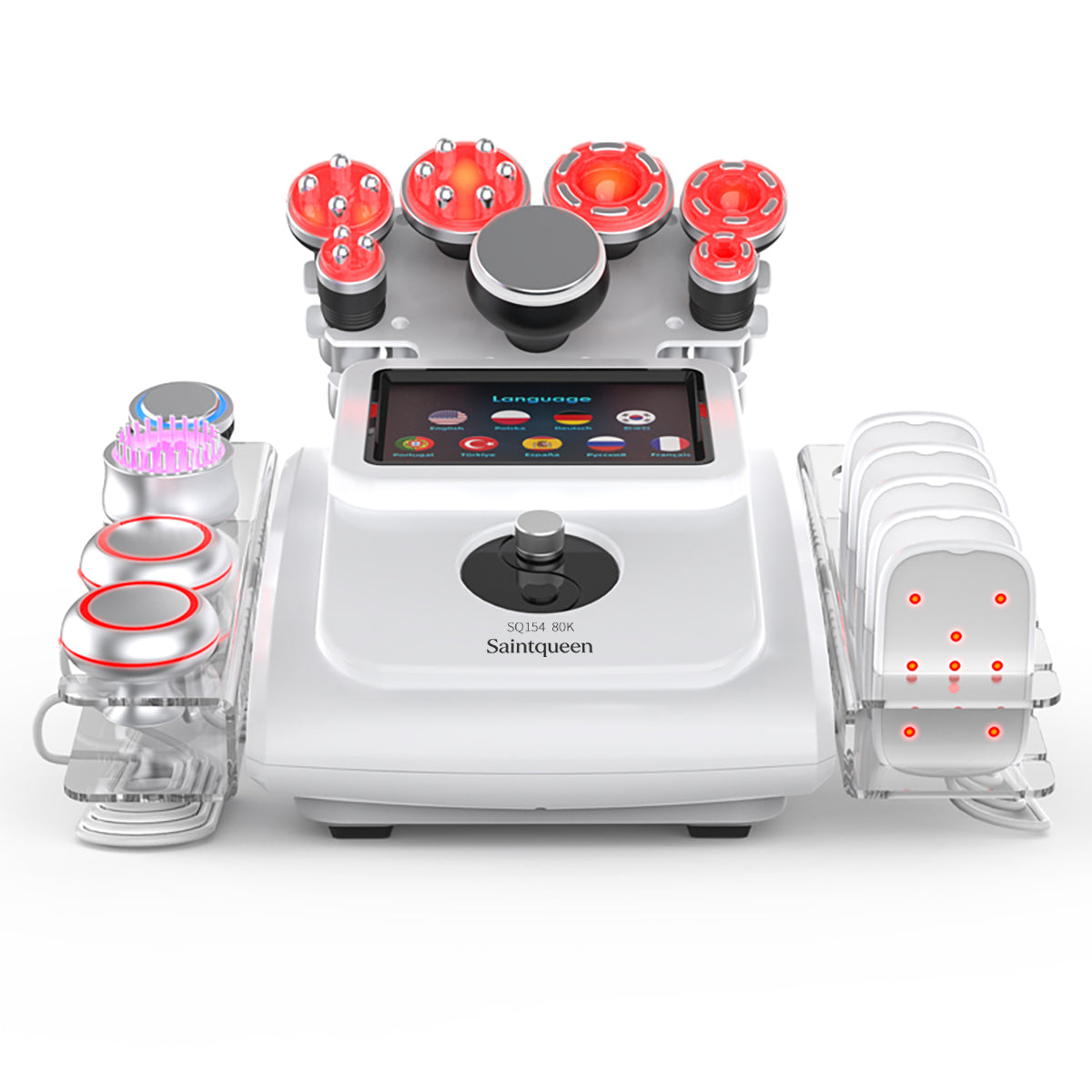 SQ154A Max – 11-i-1 enhet med 80K kavitation, laserplatta, RF och EMS