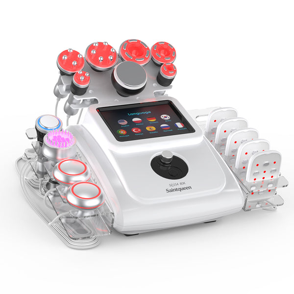SQ154B Max – 11-i-1 enhet med 80K kavitation, RF, vakuum, laser och BIO-LED