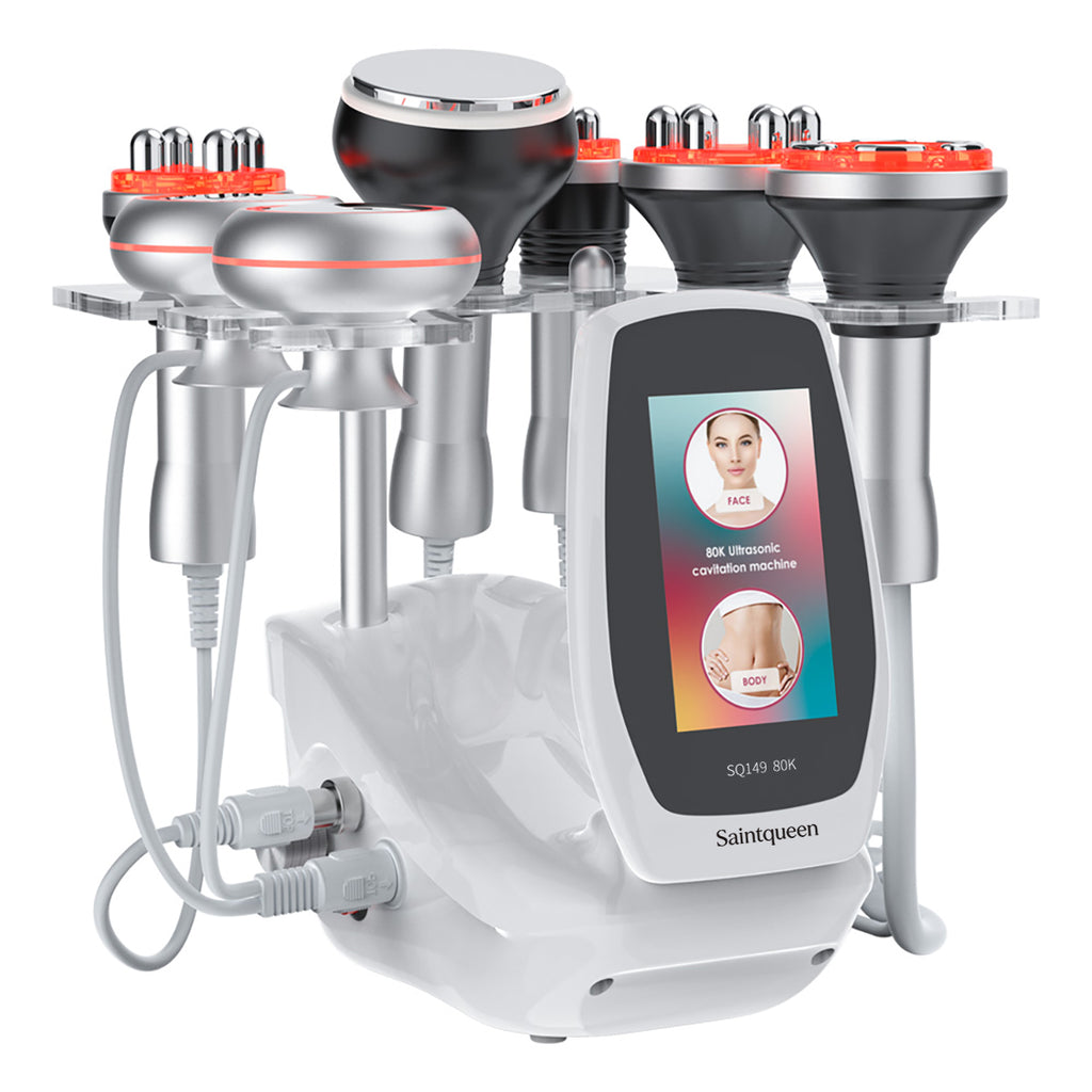 SQ149 Pro – 6-i-1 enhet med 80K kavitation, RF, vakuummassage och EMS