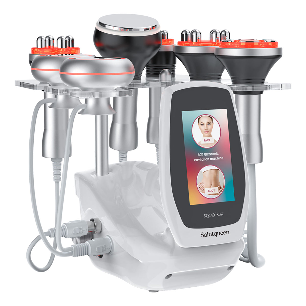SQ149 Pro – 6-i-1 enhet med 80K kavitation, RF, vakuummassage och EMS