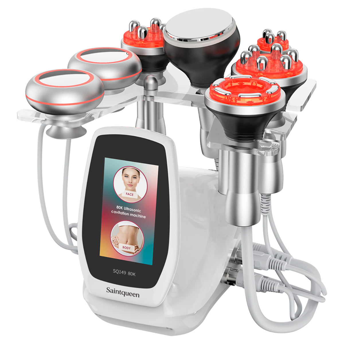 SQ149 Pro – 6-i-1 enhet med 80K kavitation, RF, vakuummassage och EMS