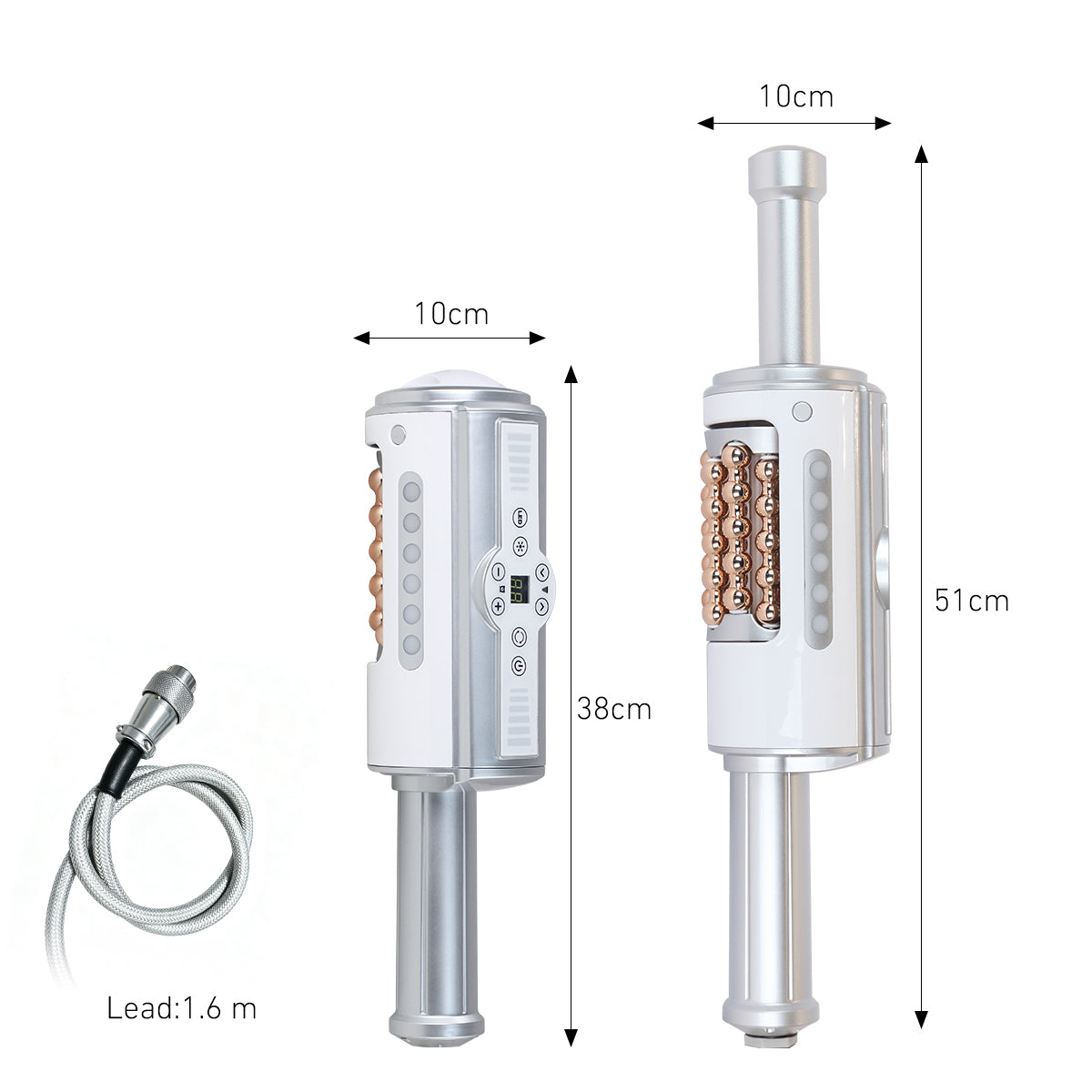 SQ160A – kroppsvårdsenhet med roterande kulor, mikrovibration och LED