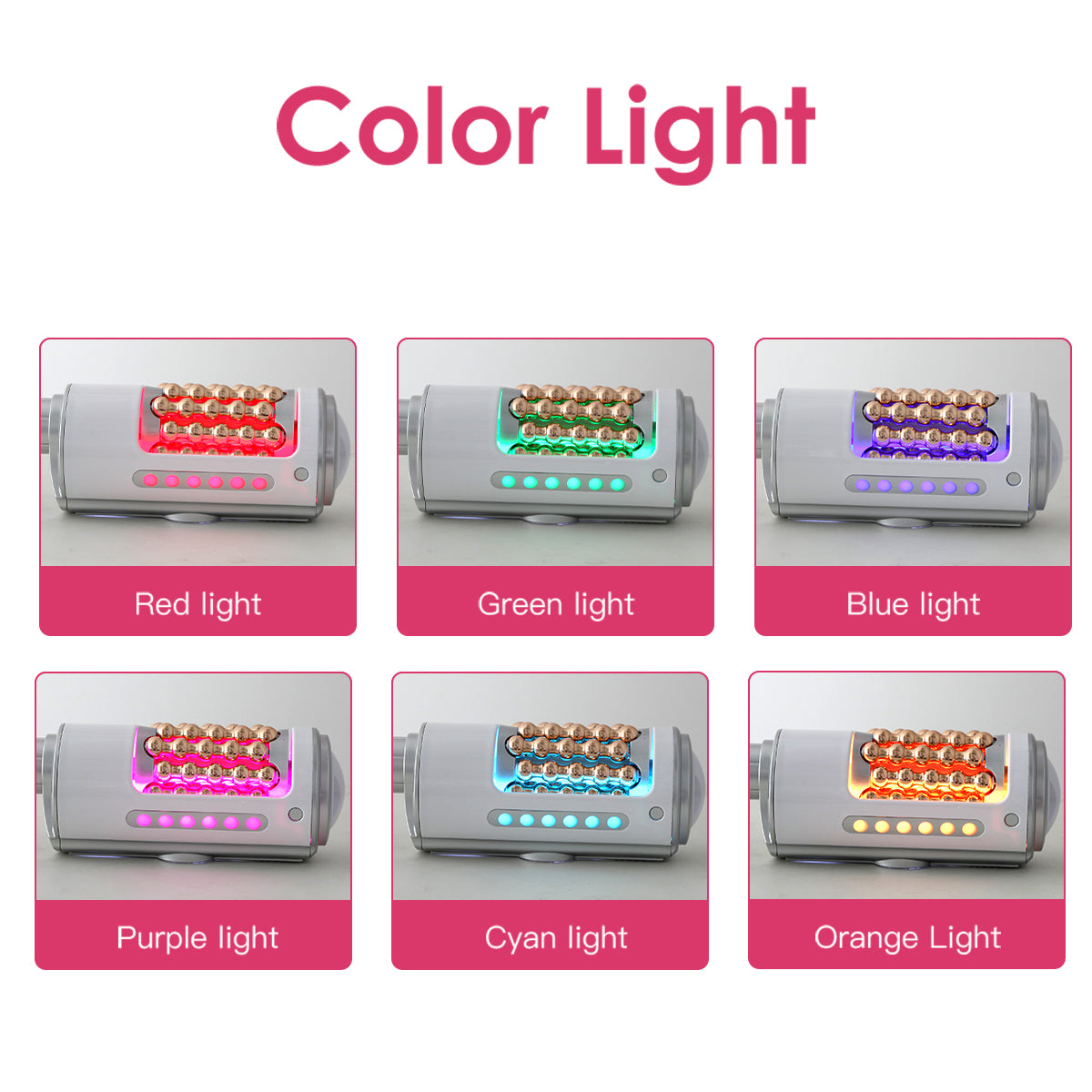 SQ160A – kroppsvårdsenhet med roterande kulor, mikrovibration och LED