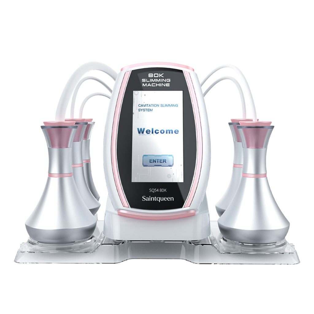 SQ54 Pro – 5-i-1 enhet med 80K kavitation, multipolär RF och vakuummassage