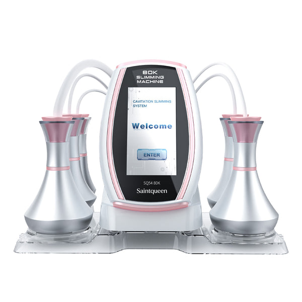 SQ54 Pro – 5-i-1 enhet med 80K kavitation, multipolär RF och vakuummassage