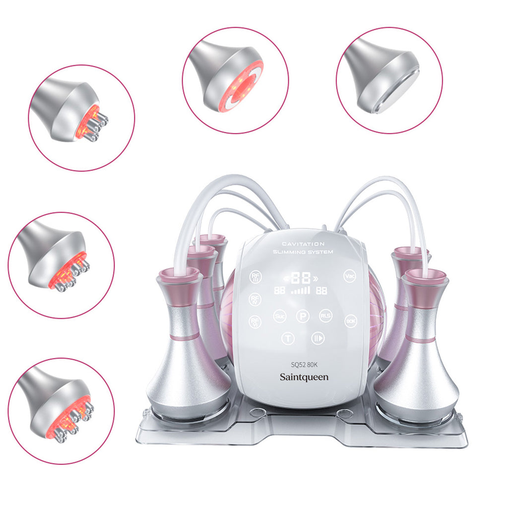SQ52 Pro – 5-i-1 enhet med 80K kavitation, RF och vakuummassage