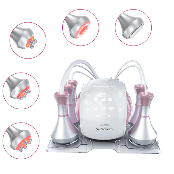 SQ52 Pro – 5-i-1 enhet med 80K kavitation, RF och vakuummassage