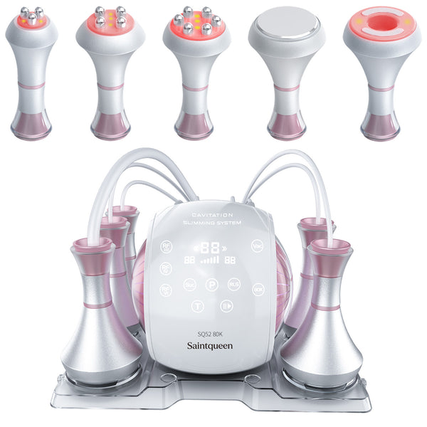 SQ52 Pro – 5-i-1 enhet med 80K kavitation, RF och vakuummassage