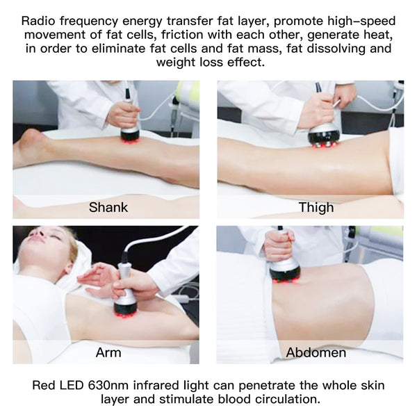SQ47B Pro – 6-i-1 enhet med 40K kavitation, RF, vakuum, EMS och laser