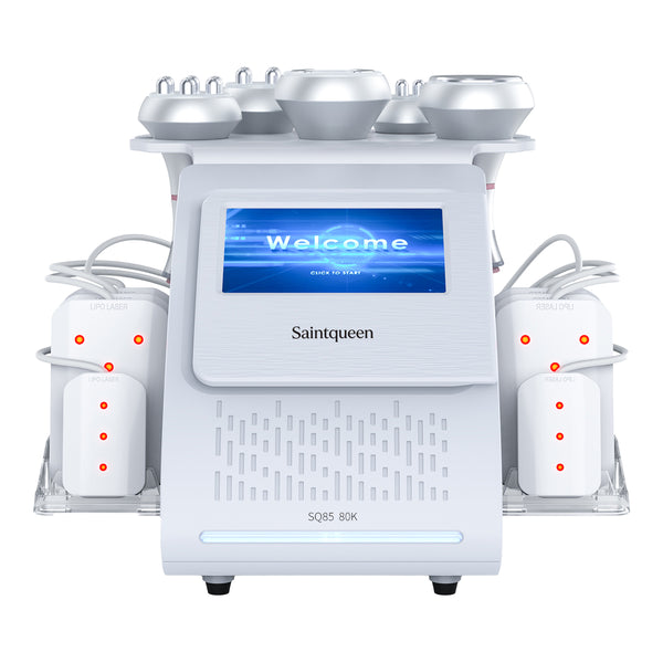 SQ85C Pro – 6-i-1 enhet med 80K kavitation, RF, laser och vakuummassage