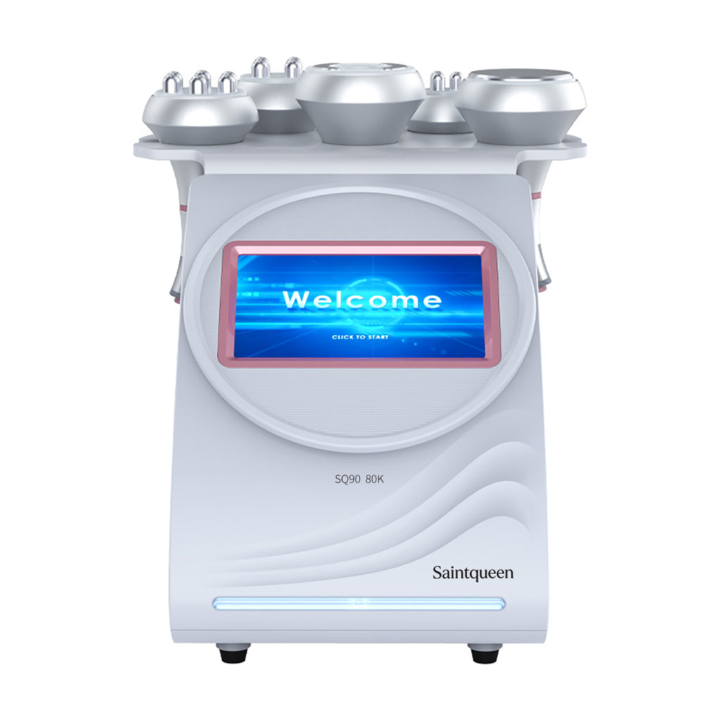 SQ90A Pro – 5-i-1 enhet med 80K kavitation, 3/4/6-polig RF och vakuummassage
