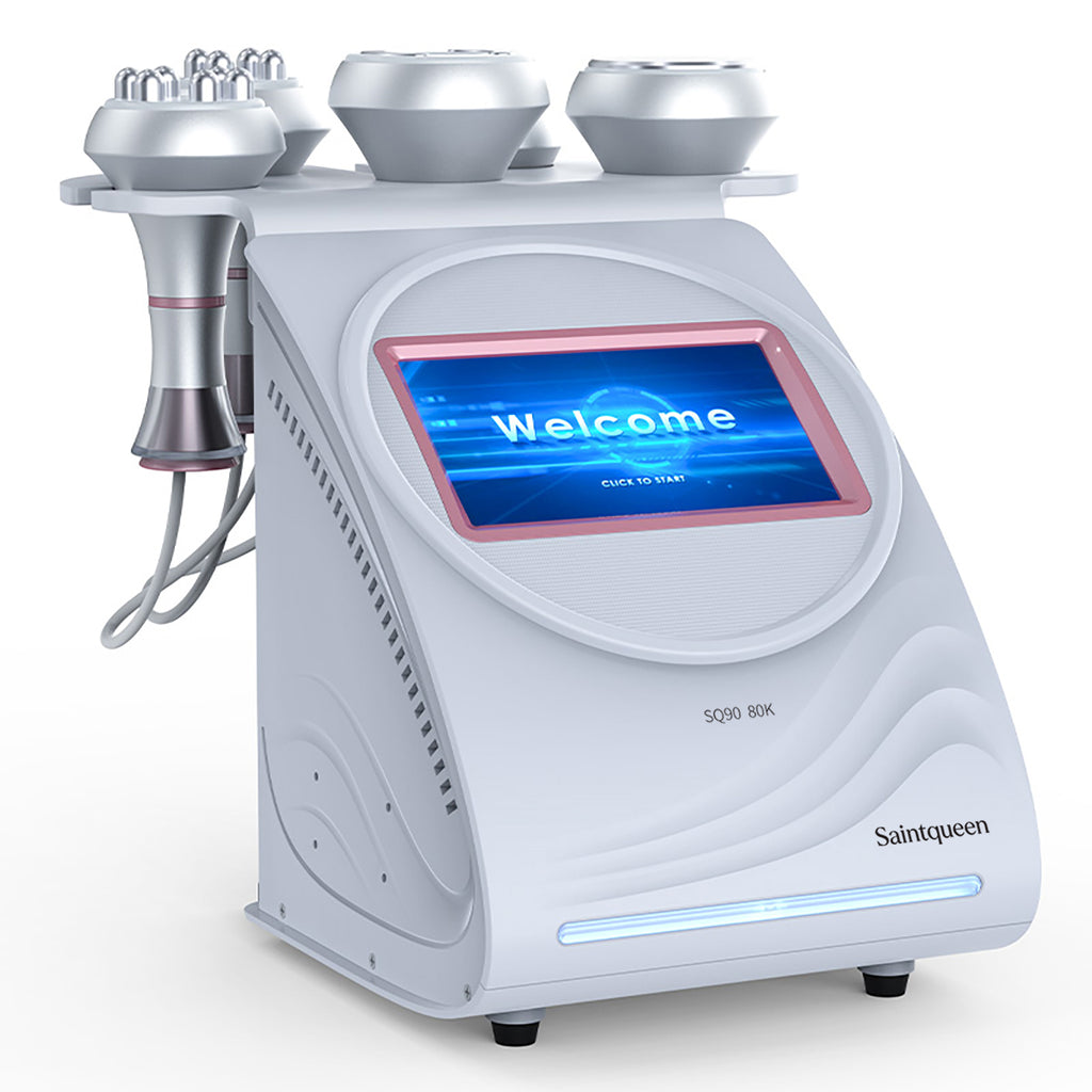 SQ90A Pro – 5-i-1 enhet med 80K kavitation, 3/4/6-polig RF och vakuummassage
