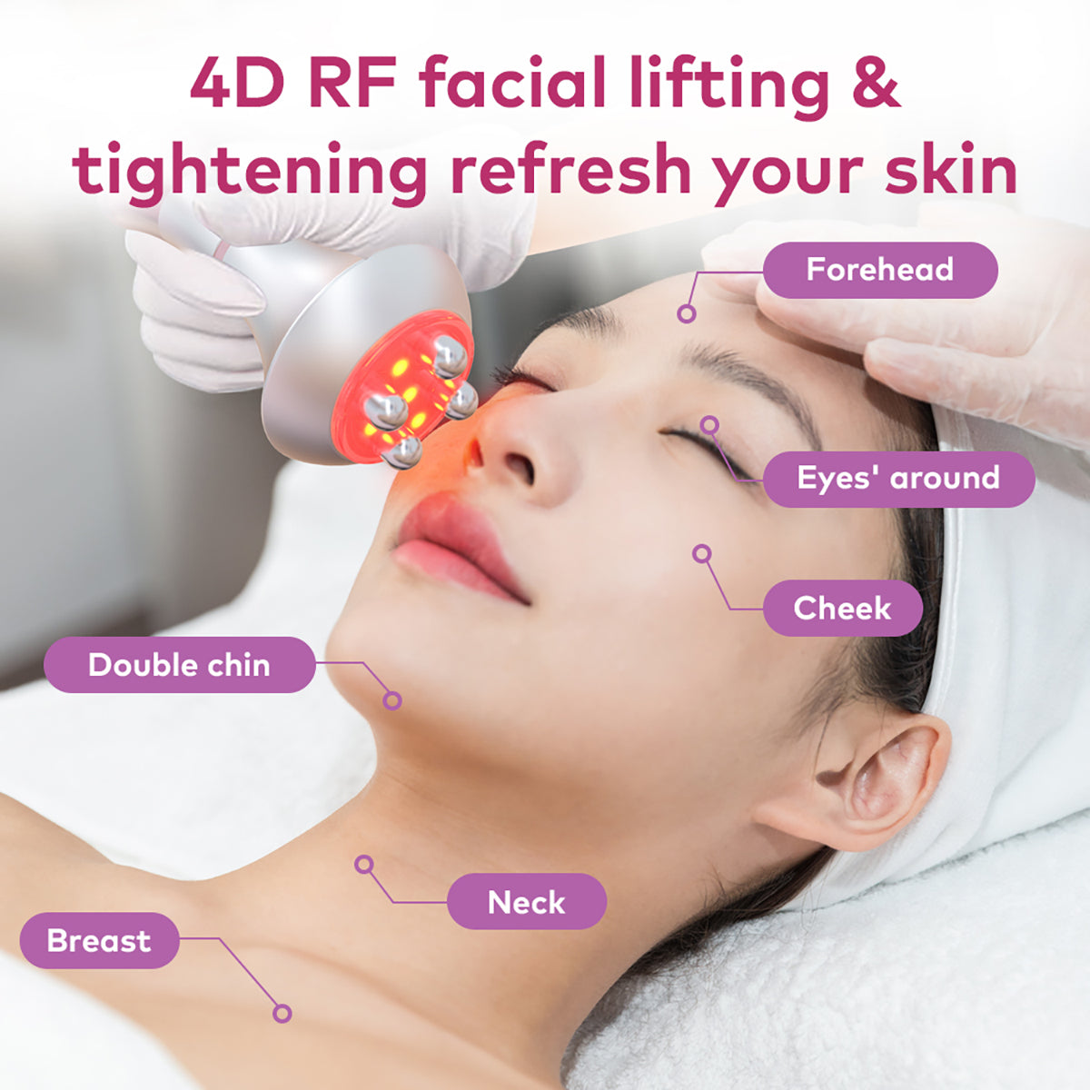 SQ90D Plus – 9-i-1 enhet med 80K kavitation, RF, vakuum, laser, kylhuvud och mikroström