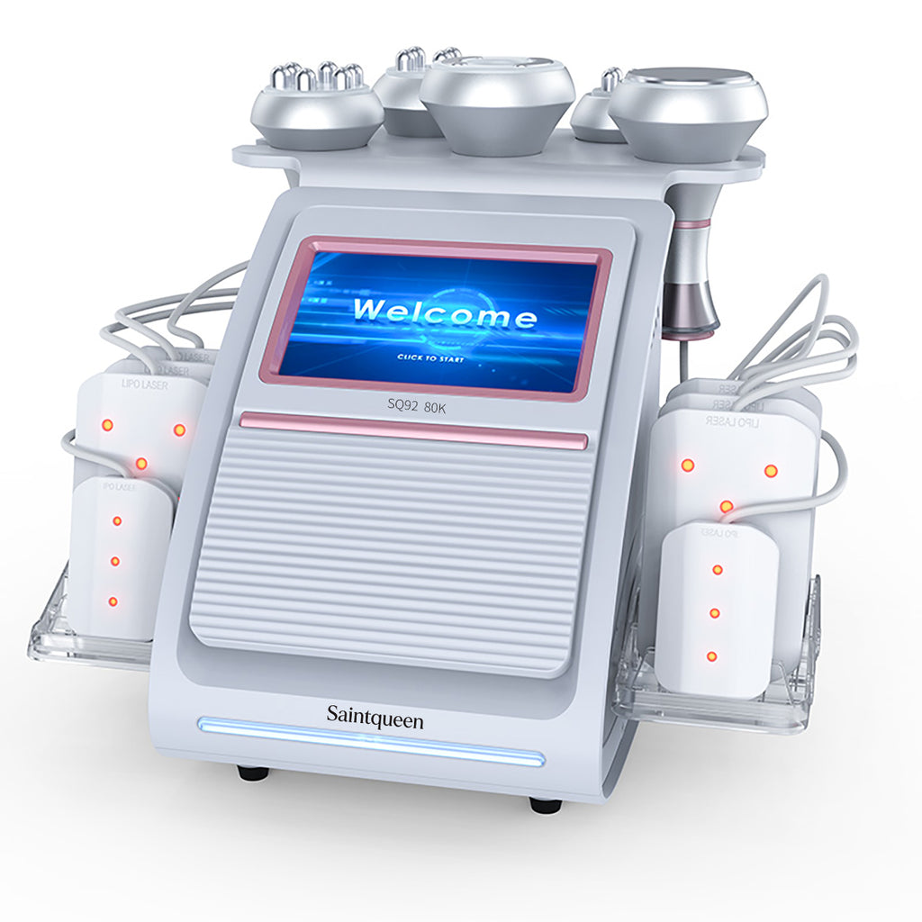 SQ92C Pro – 6-i-1 enhet med 80K kavitation, RF, vakuum och laser
