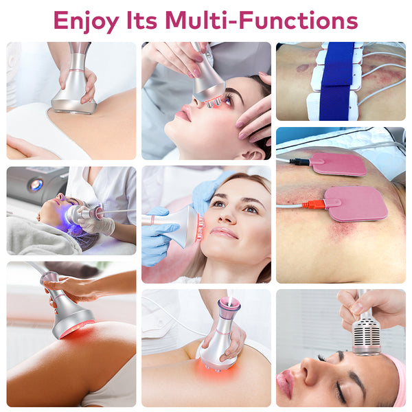 SQ121C Plus – 9-i-1 enhet med 80K kavitation, laser, RF, vakuum och BIO-LED
