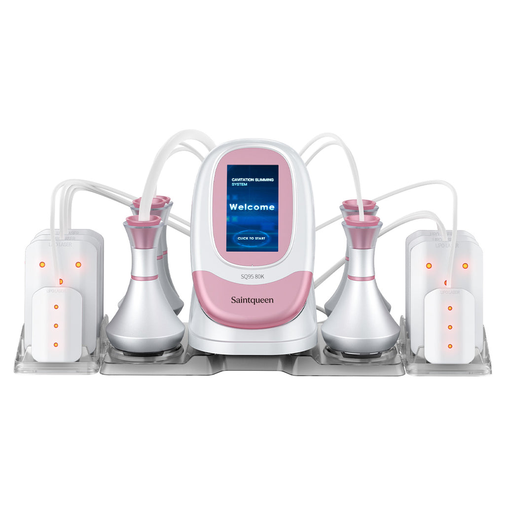 SQ95C Pro – 6-i-1 enhet med 80K kavitation, RF, vakuum och laser