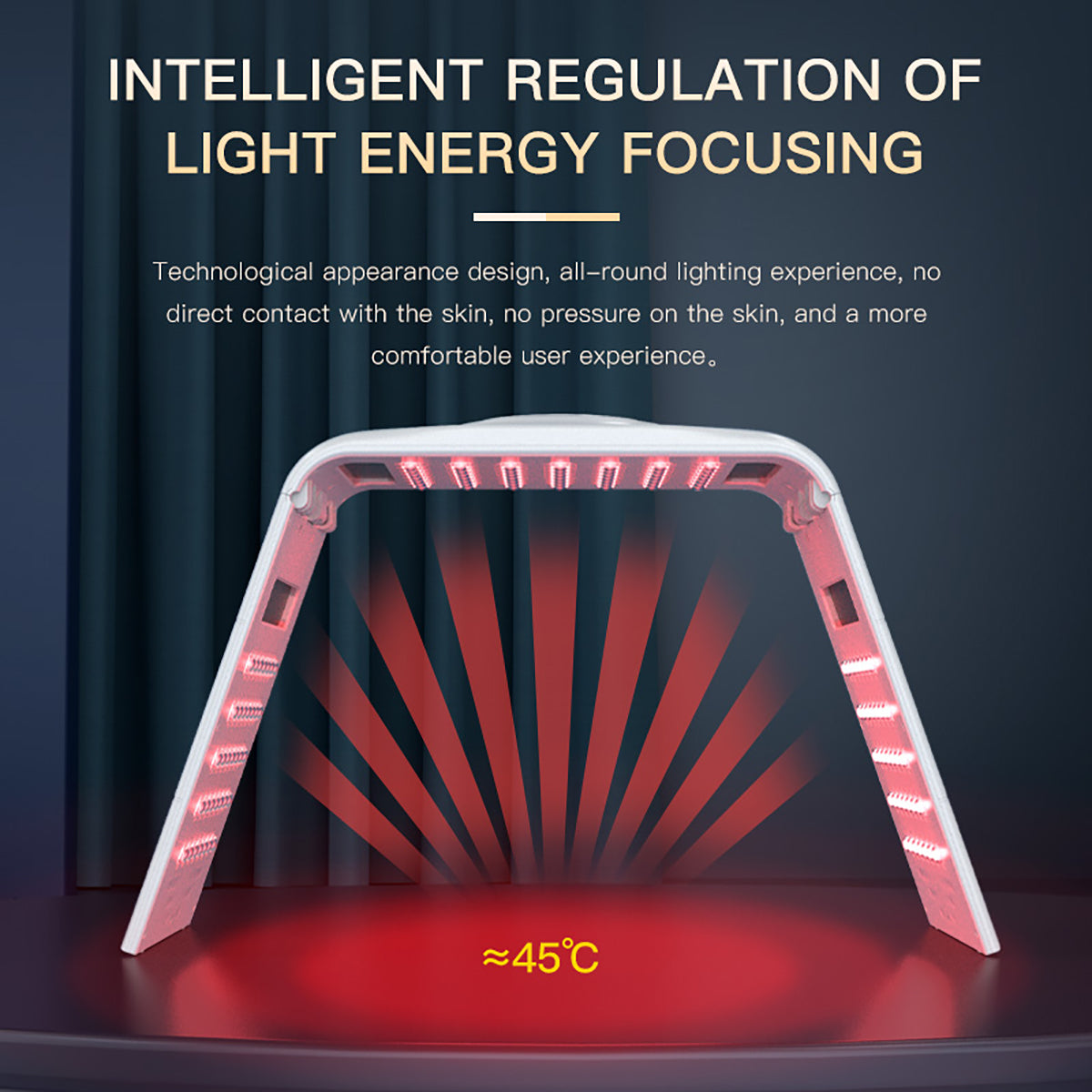 SQ130 – vikbar LED-ljusenhet med 119 dioder, sju färger och värmekompress