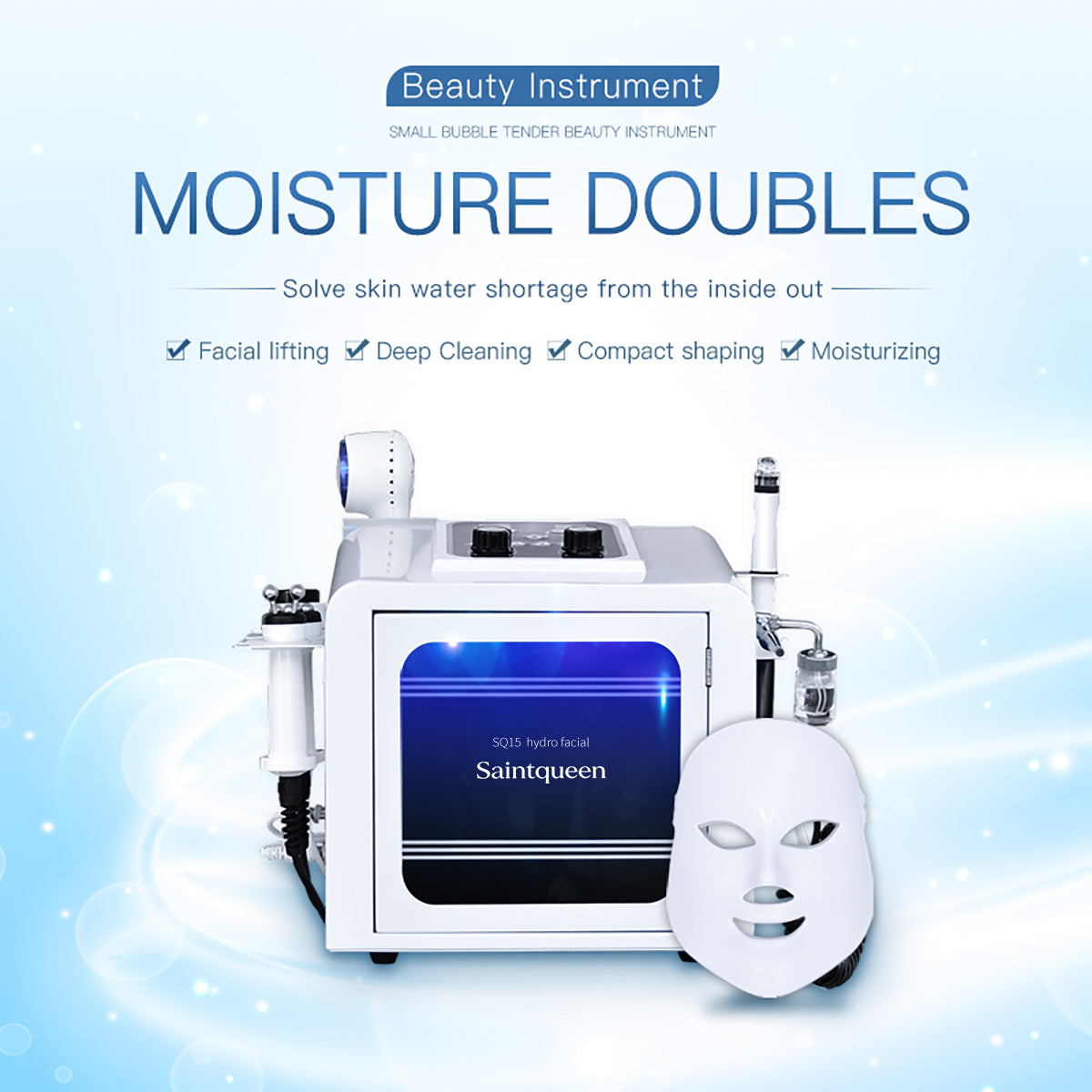 SQ15 Aqua Plus 8-i-1 hydrofacialapparat Sekundär produktbild