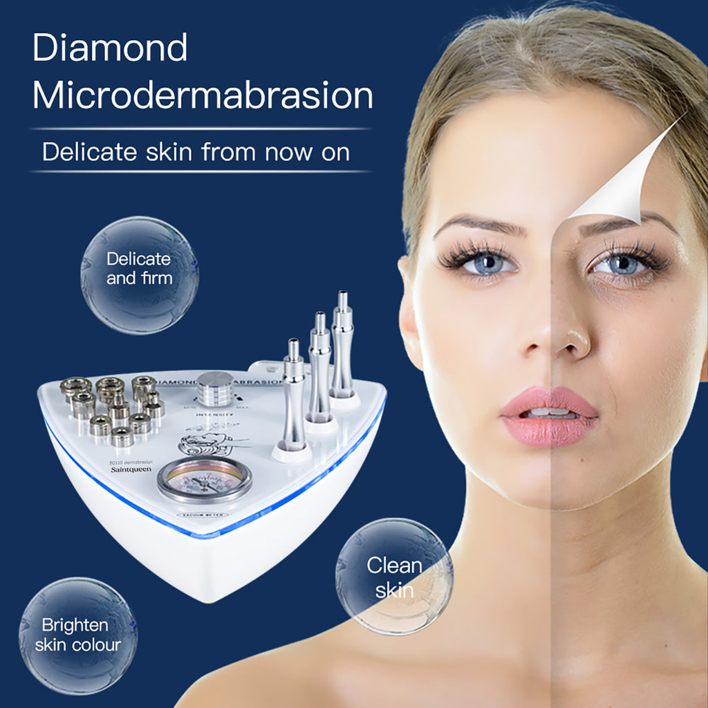 SQ110B diamantmikrodermabrasion med vakuummätare