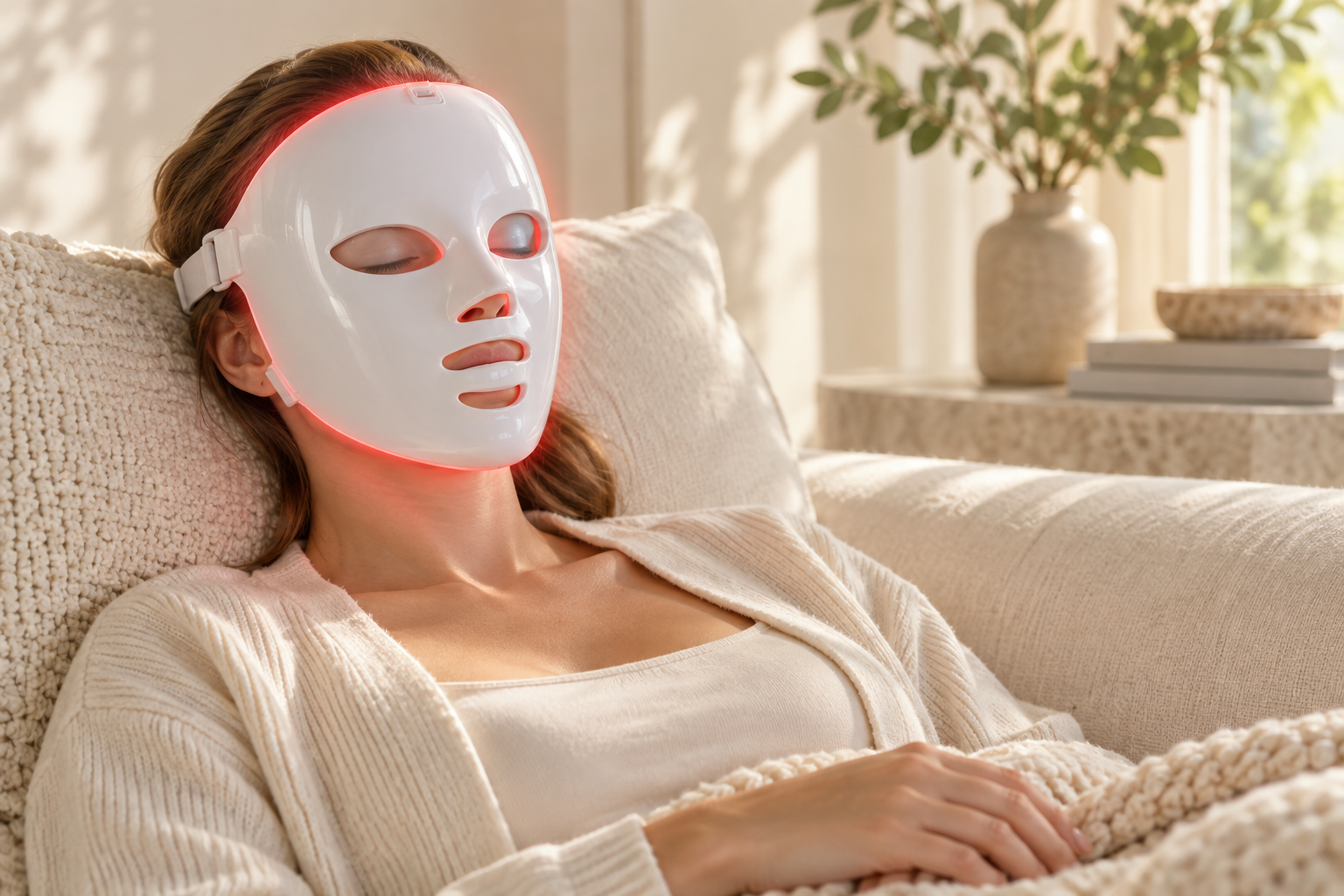 SQ10 – LED-ansiktsmask med åtta ljusfärger Sekundär produktbild