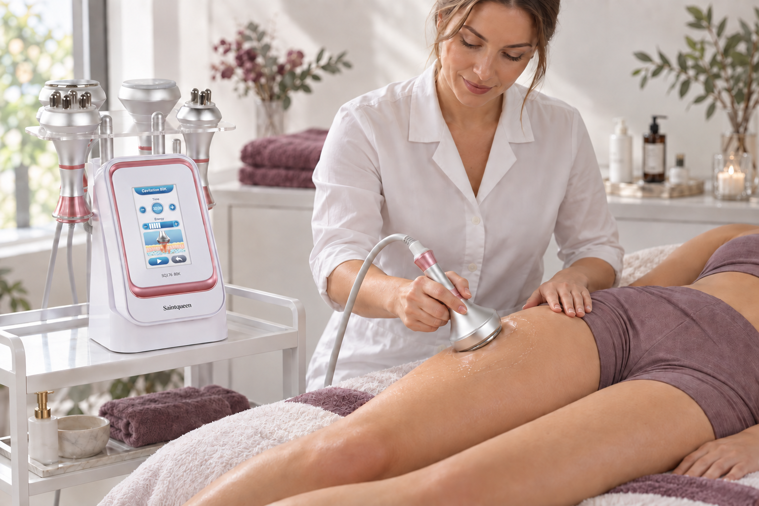 SQ176A Basic – 4-i-1 kroppsvårdsenhet med 80K kavitation, RF och vakuummassage Sekundär produktbild
